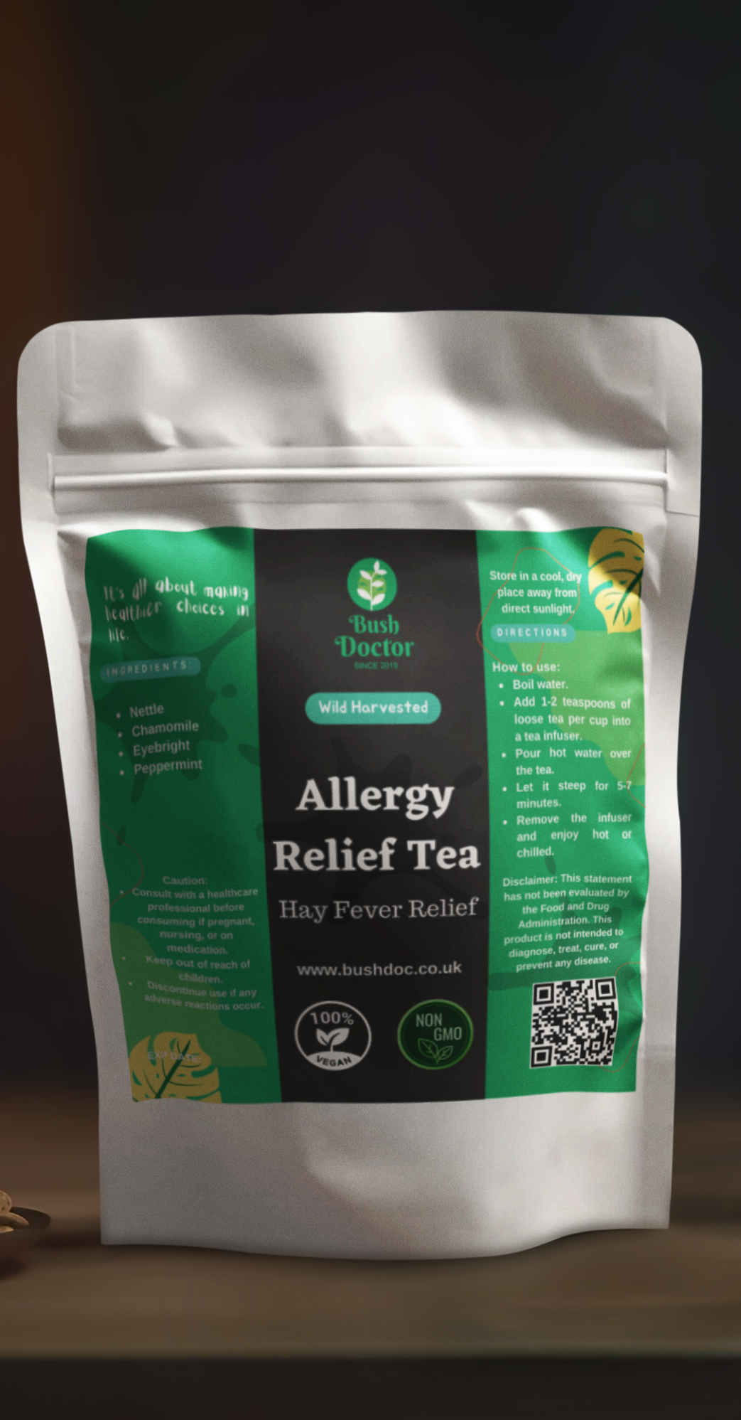 Allergy Relief Blend  Breathe Free - Find Natural Relief from Hay Fever (Loose Leaf Tea)