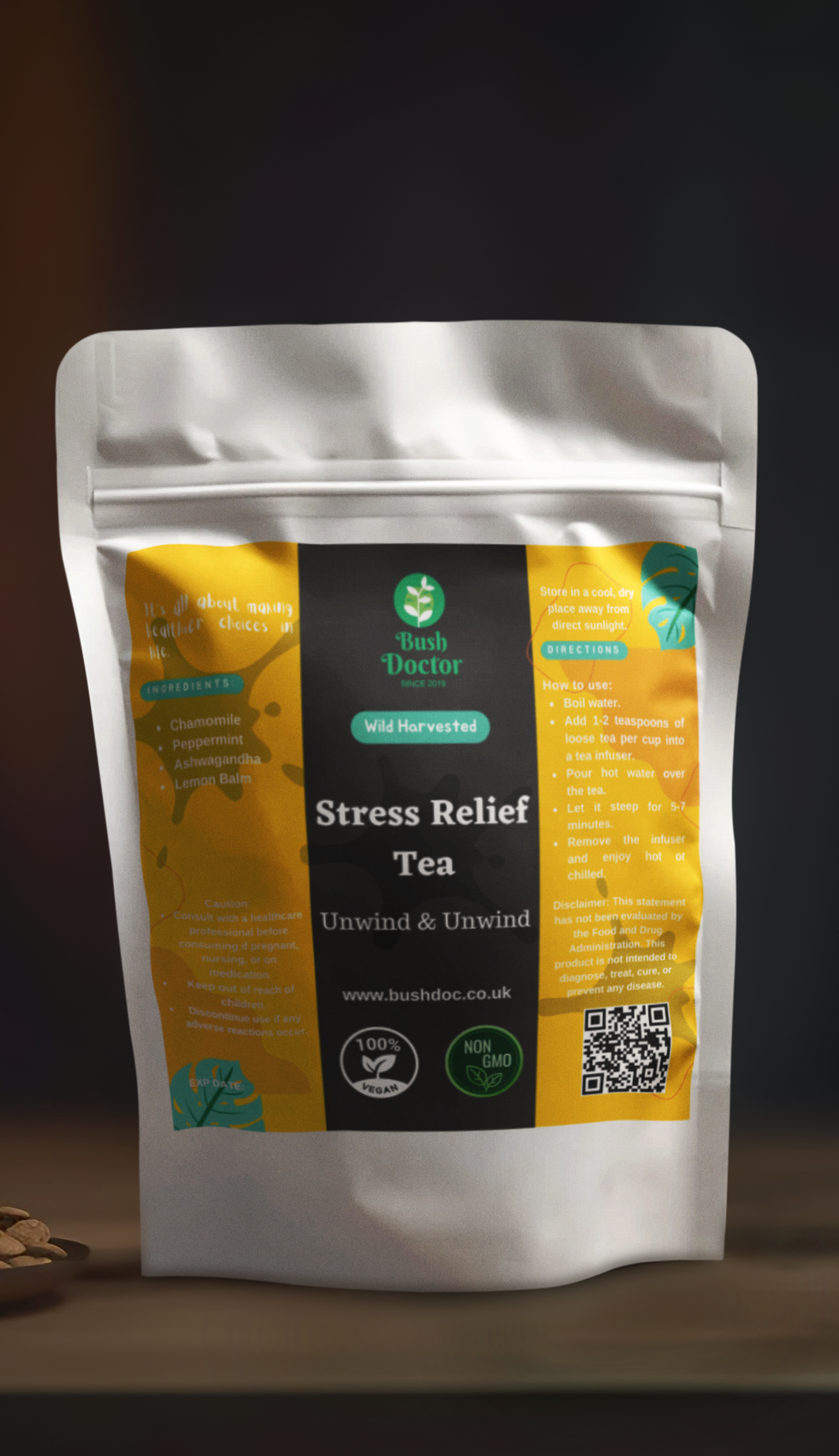 Stress Relief loose Tea - Unwind & De-Stress Naturally