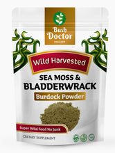 Charger l&#39;image dans la galerie, Sea Moss and Bladderwrack +Burdock Super Wild food Powder
